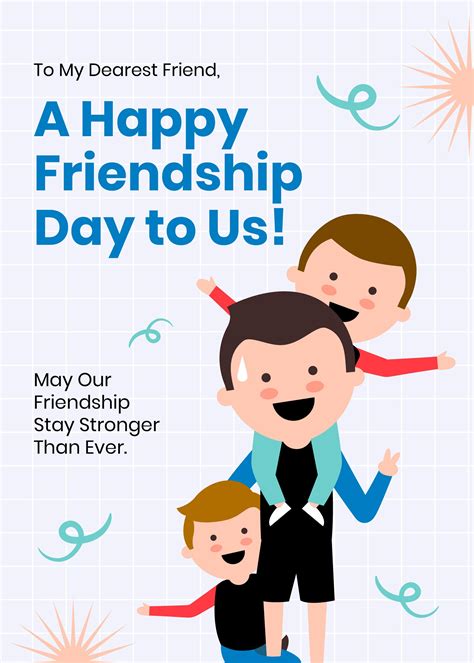 Funny Friendship Day Greeting Card in PSD, Illustrator, Pages, Word, Publisher, Google Docs ...