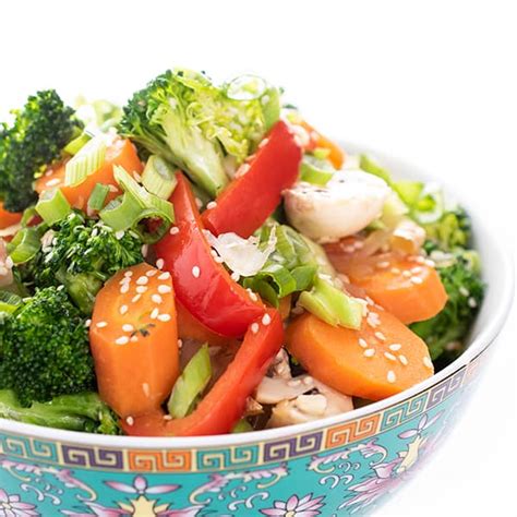 Chinese Mixed Vegetables Stir Fry - The Lemon Bowl®