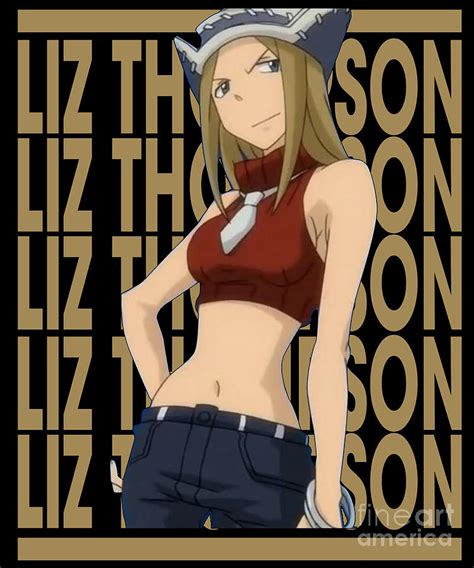 Soul Eater Retro Name Liz Thompson Drawing by Fantasy Anime