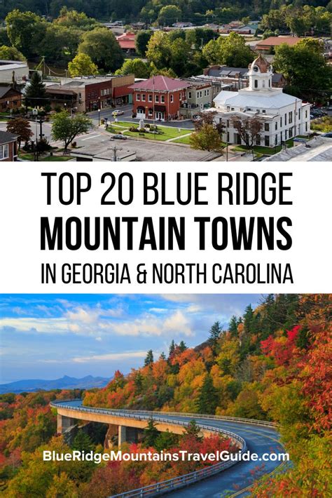 The Top 20 Blue Ridge Mountain Towns in GA & NC | North carolina travel ...