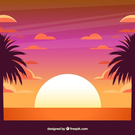 Sunset Clip Art Images - Free Download on Freepik