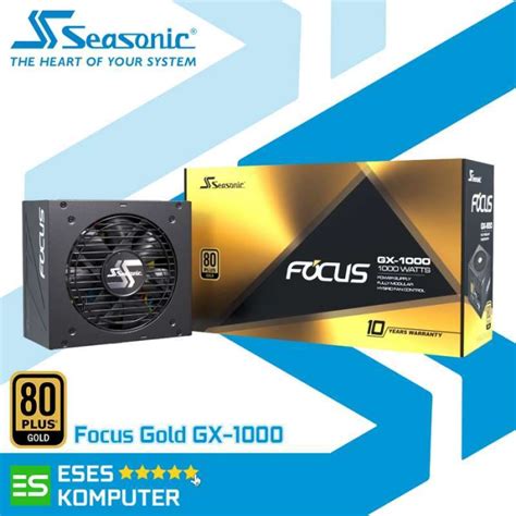 Jual PSU Seasonic Focus Gold GX-1000 1000W | 80 Plus Gold | Full Modular di Seller ESES Komputer ...