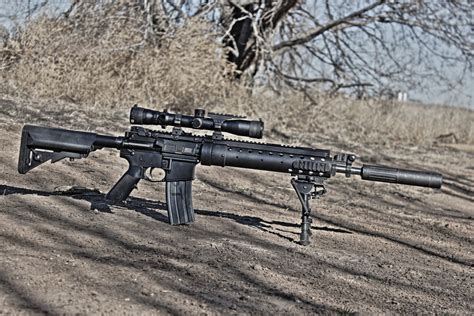 HD wallpaper mk12 spr sniper rifle weapon optics