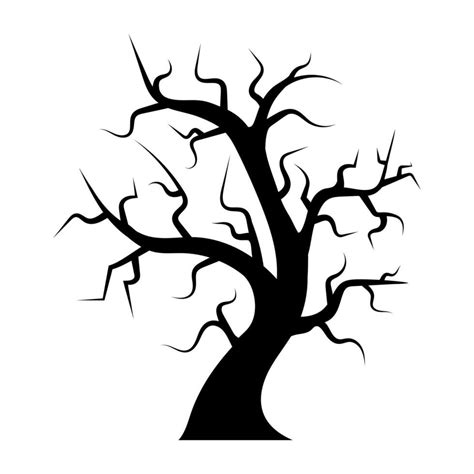 silhouette of halloween tree icon. 25936299 Vector Art at Vecteezy