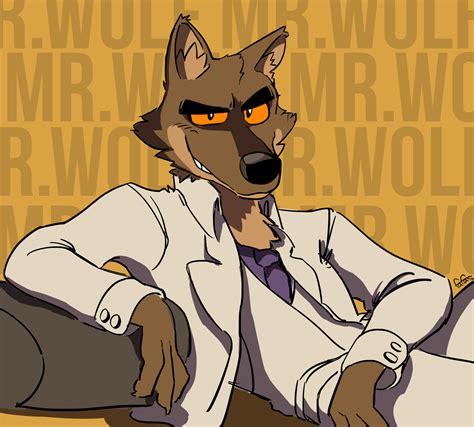 ArtStation - [FANART] - Mr. Wolf (The Bad Guys)