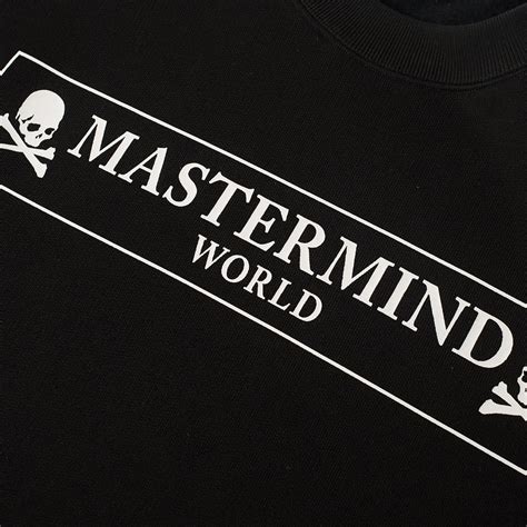 MASTERMIND WORLD Box Logo Crew Sweat Black | END. (UK)