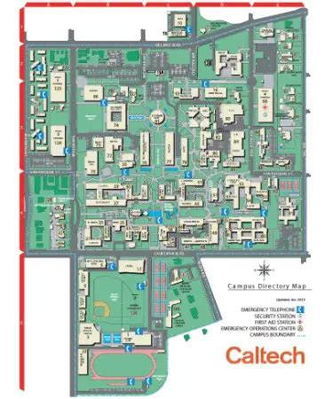 🏫 Caltech Campus Map PDF - Free Download (PRINTABLE)