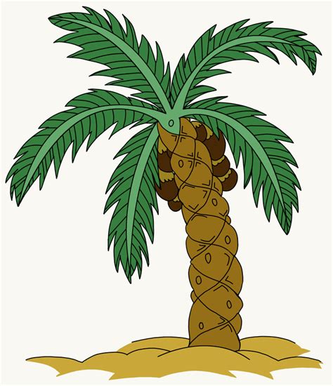 palm tree drawing cartoon - Theola Trujillo