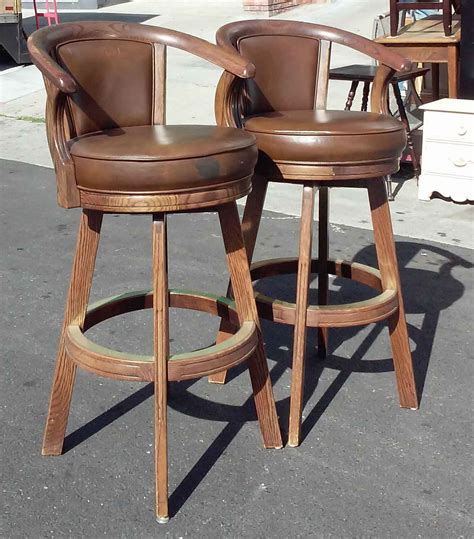 UHURU FURNITURE & COLLECTIBLES: SOLD Vintage Swivel Bar Stools -$50 /Pair