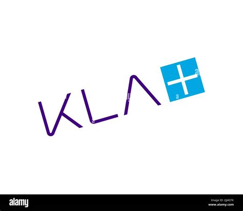 KLA Corporation, Rotated Logo, White Background Stock Photo - Alamy