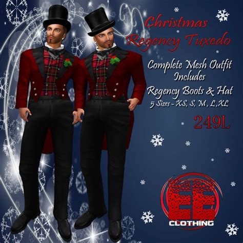 Second Life Marketplace - EE Bag - Regency Christmas Tuxedo