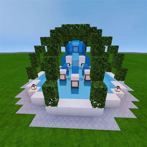 quartz fountain : Minecraft