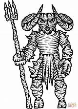 Demon coloring page  Free Printable Coloring Pages sketch template