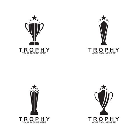 Trophy logo and symbol vector 2495878 Vector Art at Vecteezy