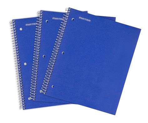 Mintra Office Durable Spiral Notebooks - (6257) 1 Subject (Blue, Wide ...