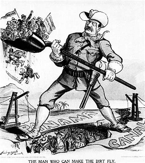 Theodore Roosevelt Panama Canal Political Cartoon | AP US History ...