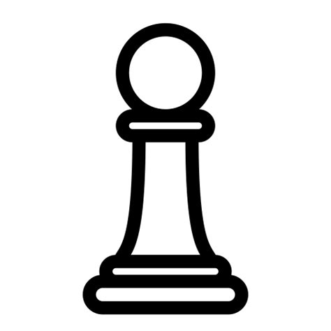 Chess Pawn Outline