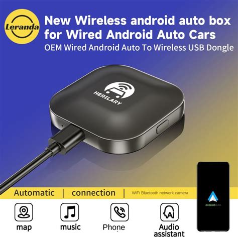 Wireless Android Auto Adapter for AndroidWired To Wireless Android Auto ...