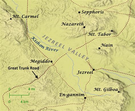 Valley Of Megiddo Map