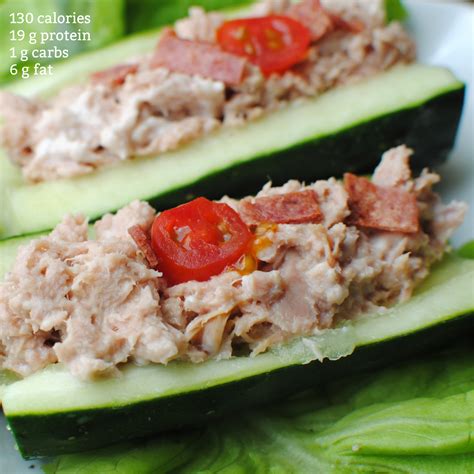 High Protein Cucumber Tuna Boats Done Right! - Health Beet