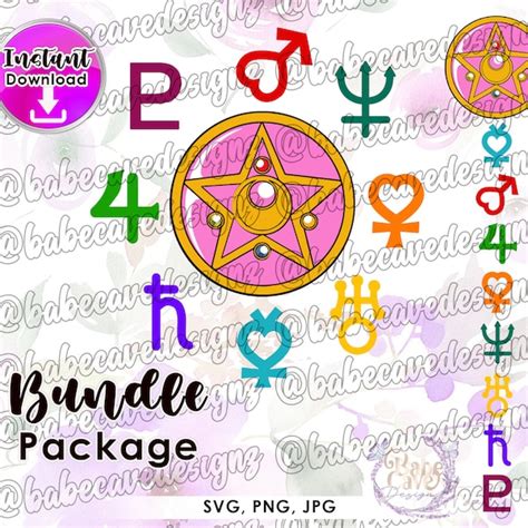 Sailor Scouts Symbols Svg - Etsy