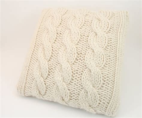 Cable Knit Pillow Cover Patterns | A Knitting Blog