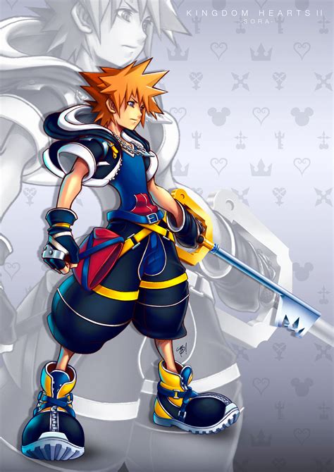 Sora KH2 by BenJi2D on DeviantArt