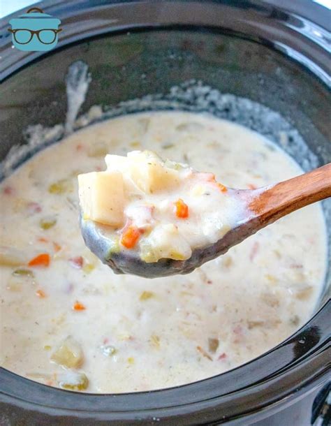 Crock Pot Leek and Potato Soup - The Country Cook