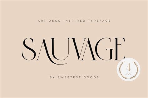 Sauvage - Elegant Font + Logos | Elegant fonts free, Free logo, Elegant logo design