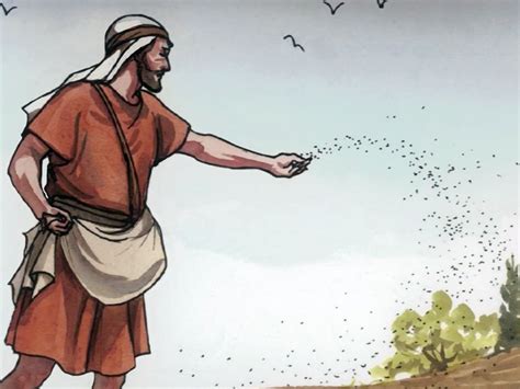 Free Visuals: The Parable of the Sower Jesus tells a parable about a ...