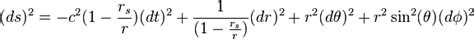 Schwarzschild metric Facts for Kids