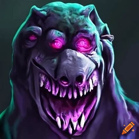 Scary dog image