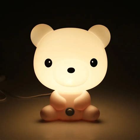 Novelty 220V Cartoon Animal Sharp Baby Lamp Sleep Night Bed Light Bulb for Kids-in Night Lights ...