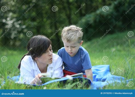 Reading outside stock image. Image of optimistic, outside - 2970295