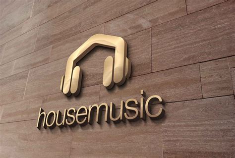 SOLD – House Music—Headphones Logo Design – Logo Cowboy