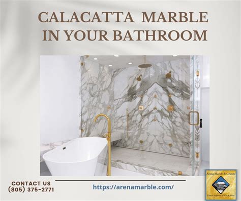 Calacatta Marble: Transform Your Bathroom into a Luxurious Retreat | by Arenamarbleandgranite ...