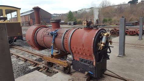 Talyllyn Railway steam locomotive No. 3 Sir Haydn's boiler passes static steam test