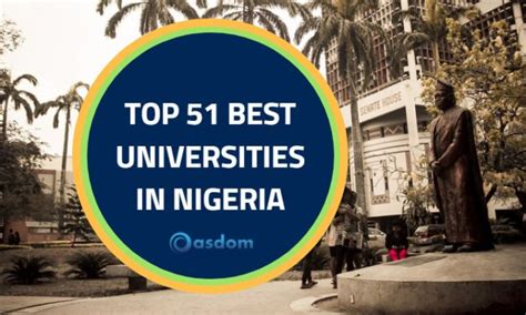 Top 51 Best University In Nigeria (Latest) - Oasdom