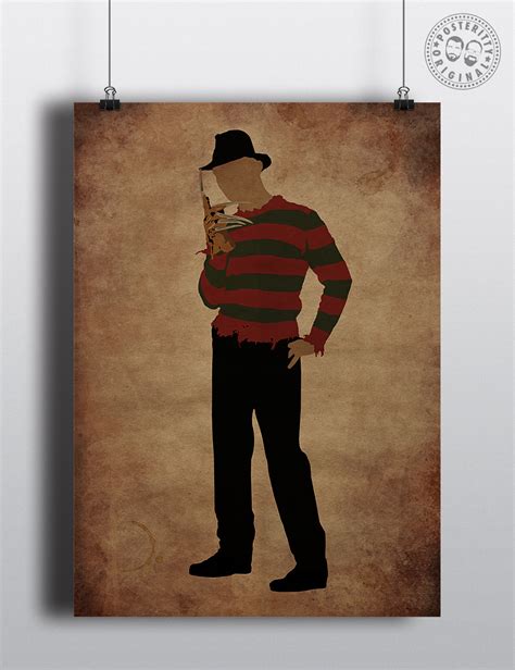 Freddy Krueger (Nightmare on Elm Street) - Minimalist Horror Movie ...