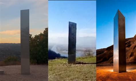 California monolith appears after similar structures disappear elsewhere