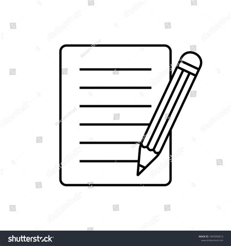 44,356 Black White Notepad Stock Illustrations, Images & Vectors ...