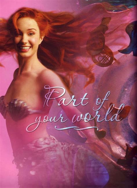 Part of Your World. Sierra Boggess | Little mermaid broadway, Musical theatre broadway, The ...