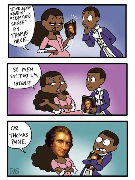 Plot Twist: Angelica was really Thomas Paine Hamilton Comics, Hamilton ...