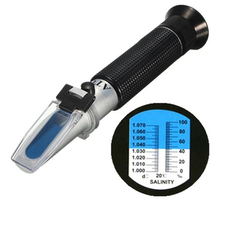 Handheld Salinity Refractometer Salt Water Salinity Reader Meter Range 0-10% | Alex NLD