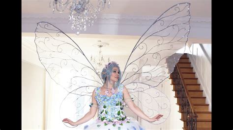 How to make some giant fairy wings with LEDs - YouTube