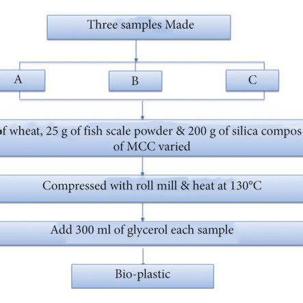 Flow diagram for the production of bioplastics. | Download Scientific Diagram