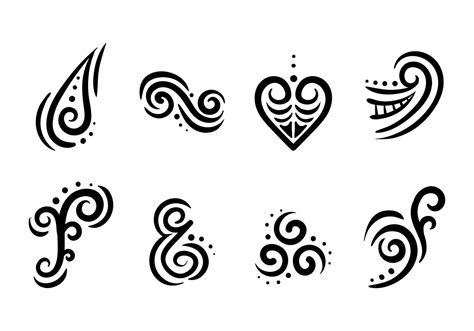 Koru Tatto Vector | Maori symbols, Vector art design, Vector art