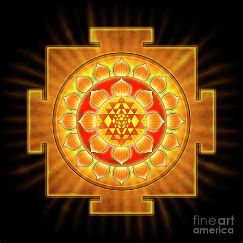 Sri Yantra - Artwork 14 Digital Art by Dirk Czarnota | Fine Art America