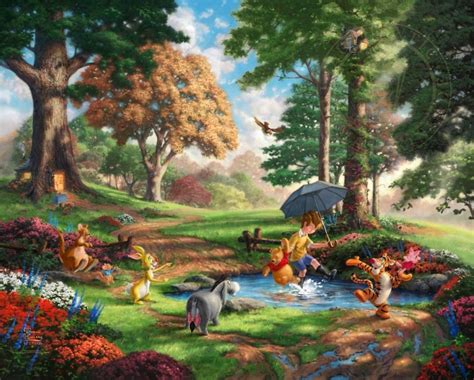 37 Disney Paintings By Thomas Kinkade That Look Even Better Than The ...