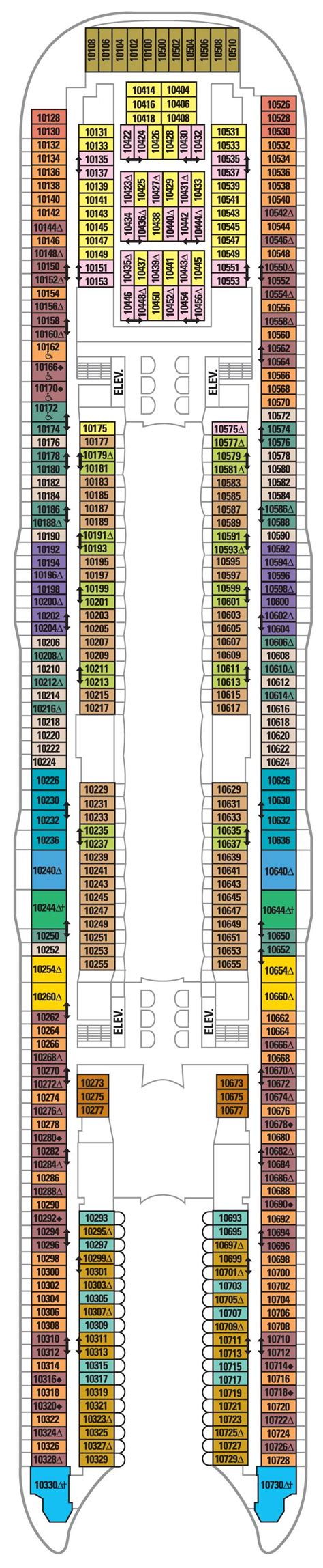 Deck 10 - Allure of the Seas Deck Plans | Royal Caribbean Blog